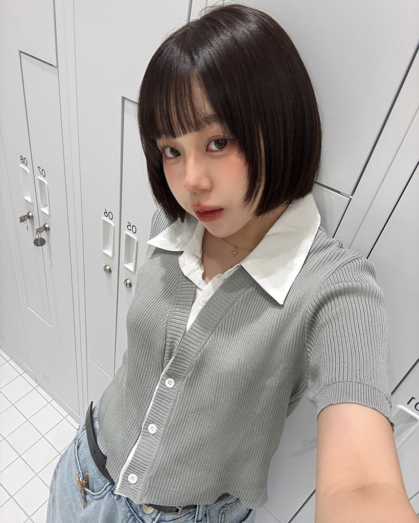 シャツドッキング半袖カーディガン | ファッション通販サイト NUGU