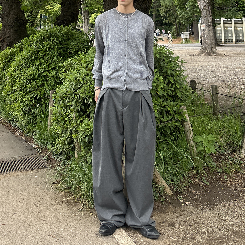 CULLNI（クルニ）の「21-AW-010 ベロア2タックワイドパンツ