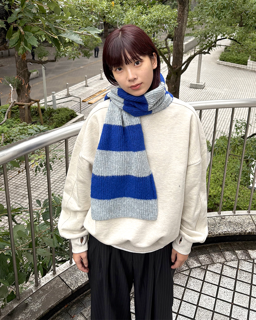 ビッグボーダーニットマフラー