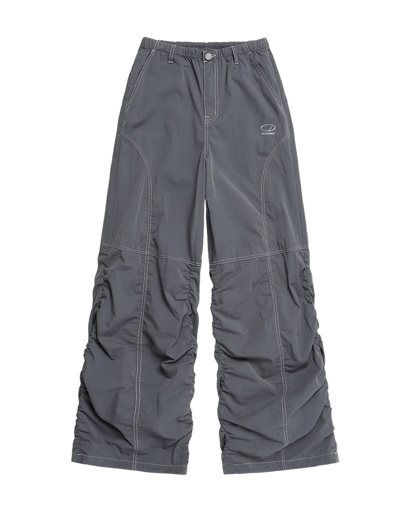 パンツ ODD STUDIO DIAGONAL CUT STITCH SHIRRING PANTS MUSINSA | ODDSTUDIO Diagonal Slit Stitch Shirring Pants - BLACK
