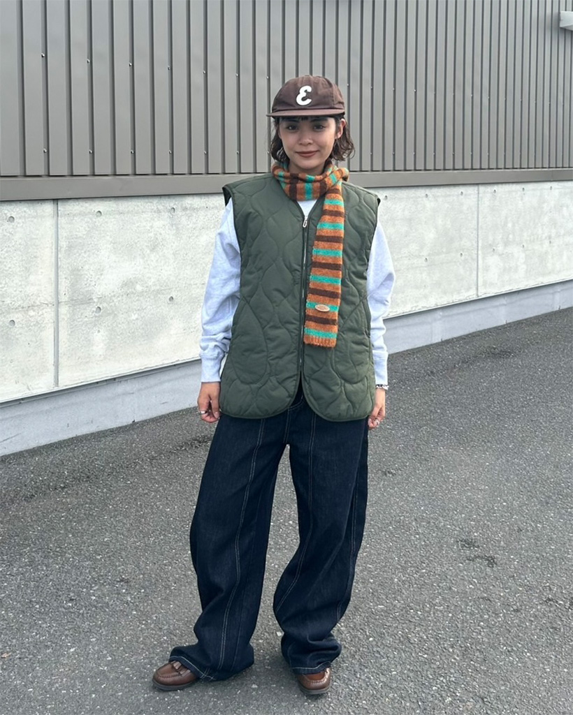 キルティングジップアップベスト | ファッション通販サイト NUGU