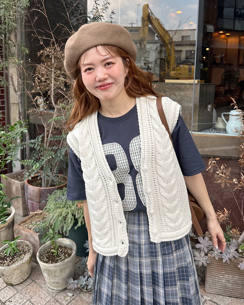 ケーブルニットベスト | ファッション通販サイト NUGU