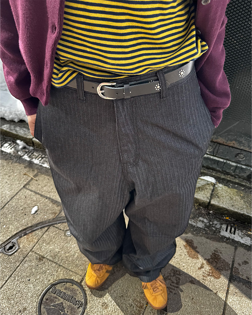 フラワースタッズベルト