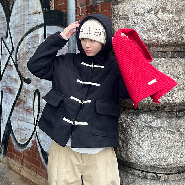 ショットダッフルコート