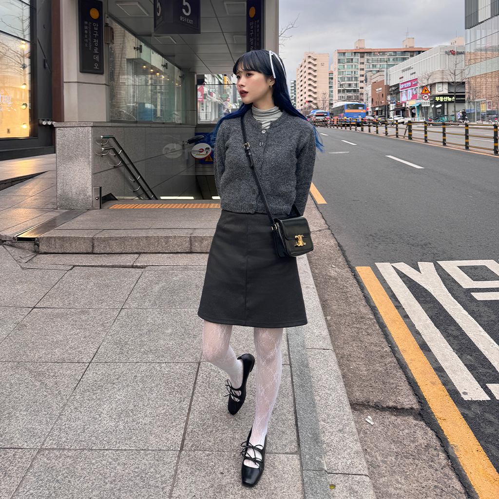 h.naoto H.jelly ミニスカート Hラインミニスカート | ファッション