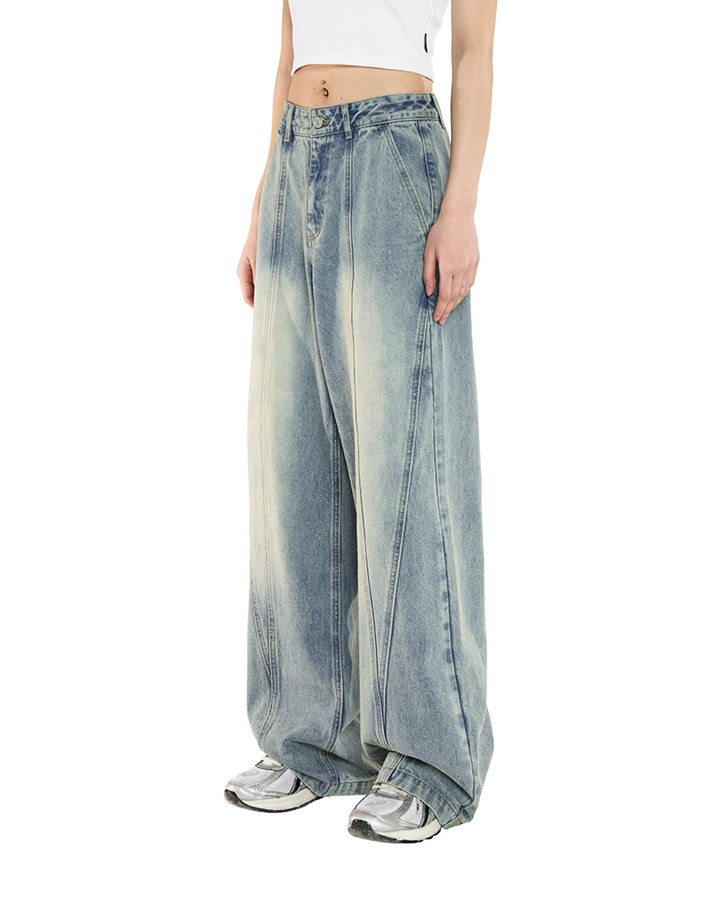 【未使用品】MEYAME WAIST CORD DENIM WIDE PANTS WAIST CORD DENIM WIDE PANTS – MEYAME