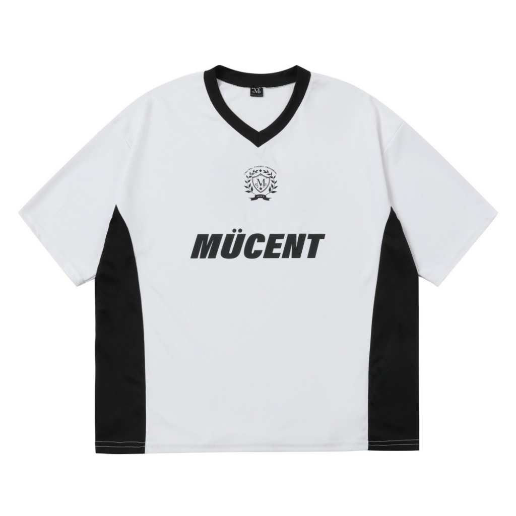 SOCCER UNIFORM FOOTBALL T(Black, White)