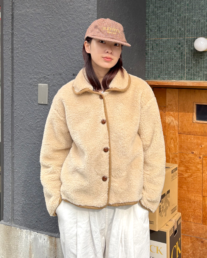 カラーポイントボアジャケット | ファッション通販サイト NUGU