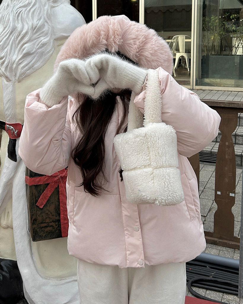 ファーフードダウンジャケット | ファッション通販サイト NUGU