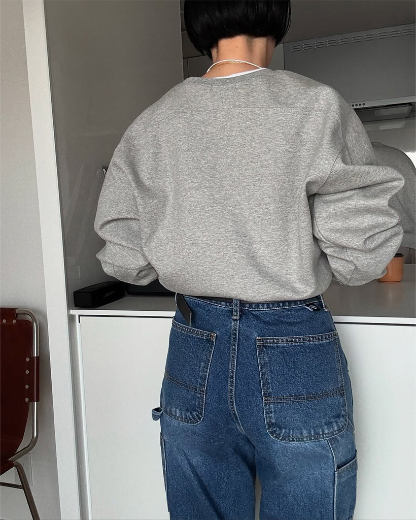 InnocenceNYC オーバー デストロイ デニム パンツ31 innocence nyc デストロイデニムパンツ