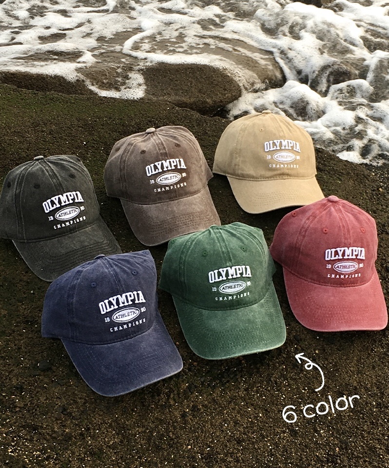 ヴィンテージウォッシュステッチキャップ