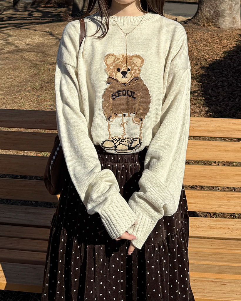 ベアポイントルーズニット