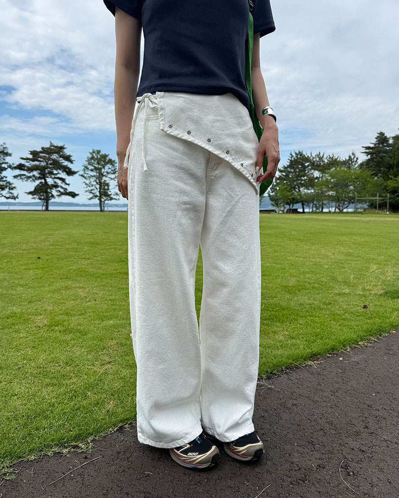 アイレットラップセットコットンパンツ