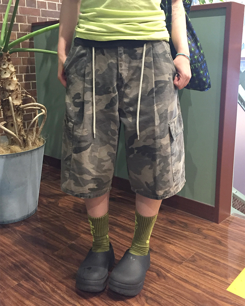 カモワイドバミューダパンツ