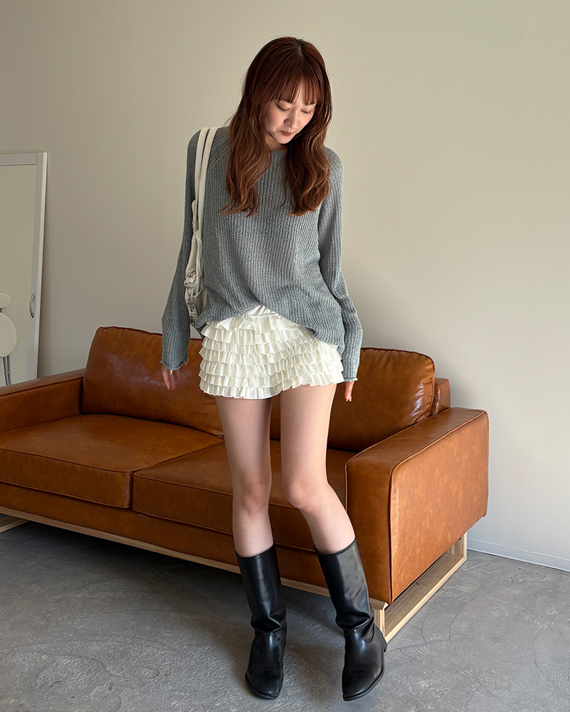 tumugu: リネン100% サルエルパンツ ベージュ　日本製 tumugu: リネン100% サルエルパンツ ベージュ 日本製 tumugu