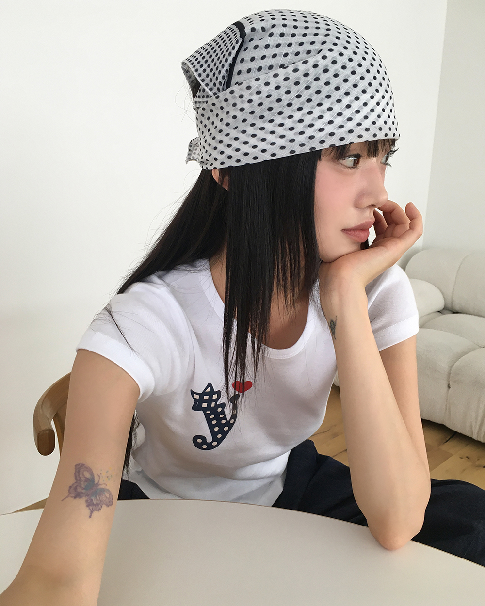 ドットスカーフ