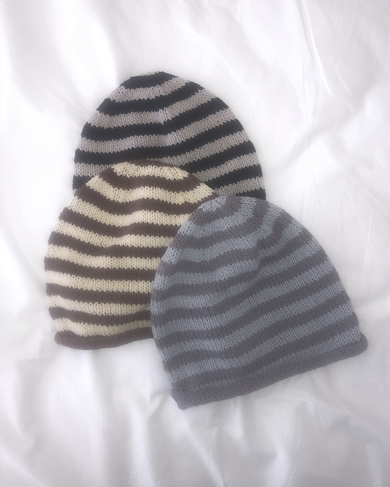 ボーダーニットビーニー