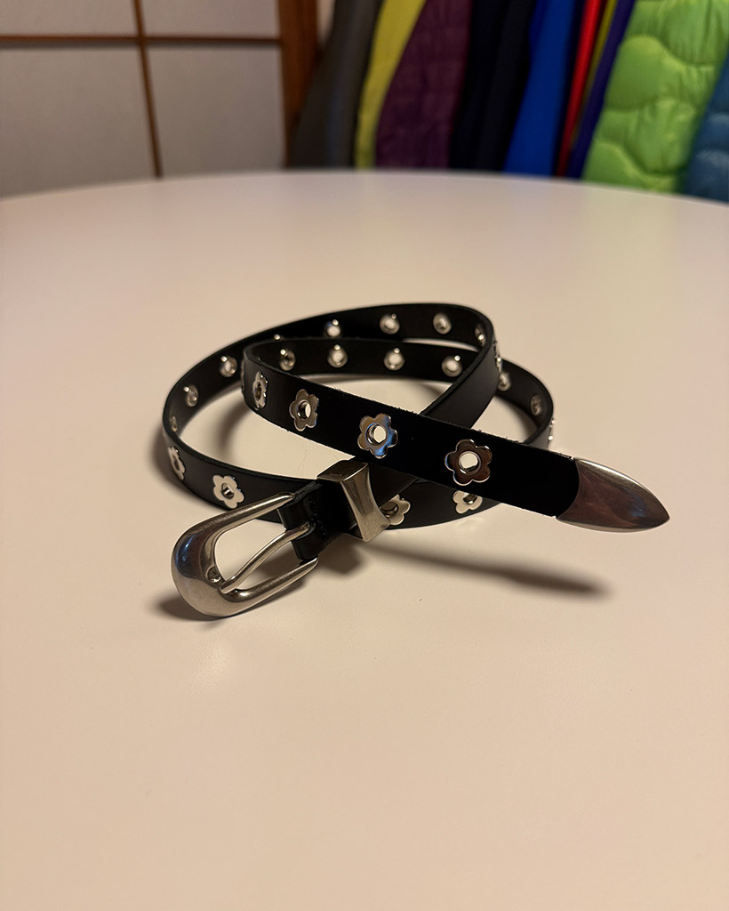 フラワースタッズスリムベルト