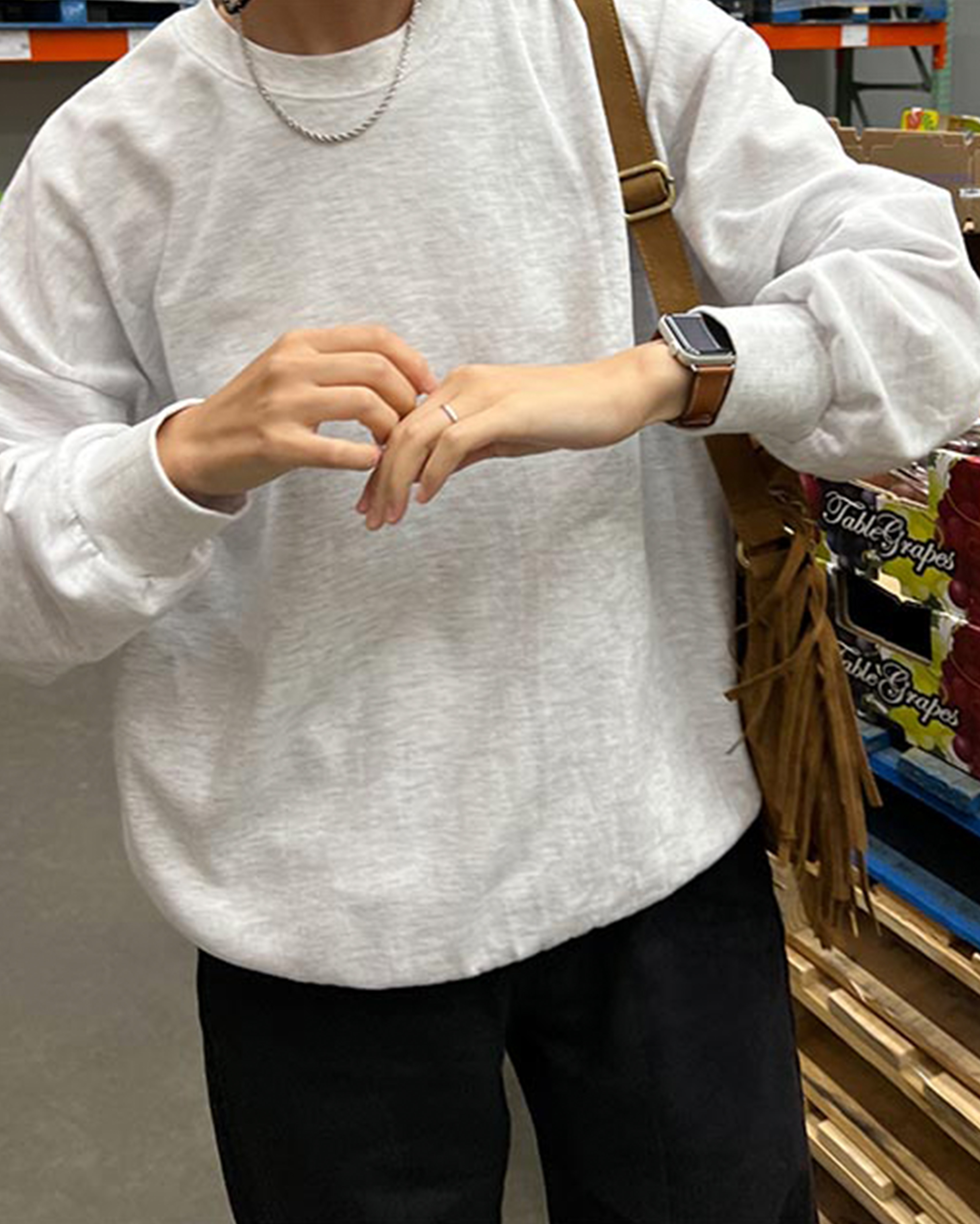 デイリーシンプルスウェット