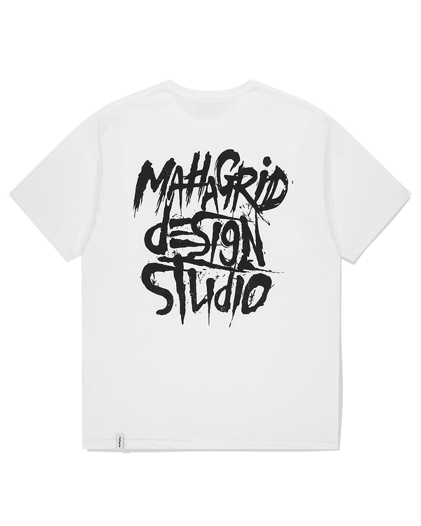 SLASH LOGO TEE[WHITE] | ファッション通販サイト NUGU