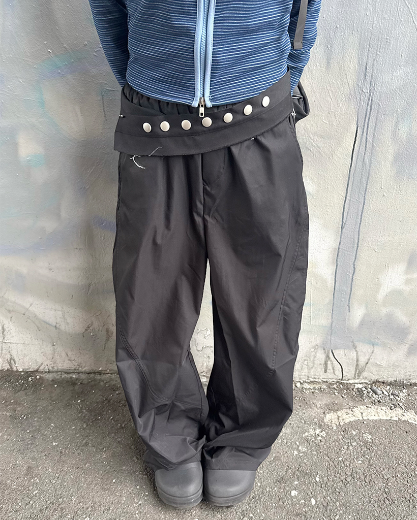 リベットポイントワイドイージーパンツ