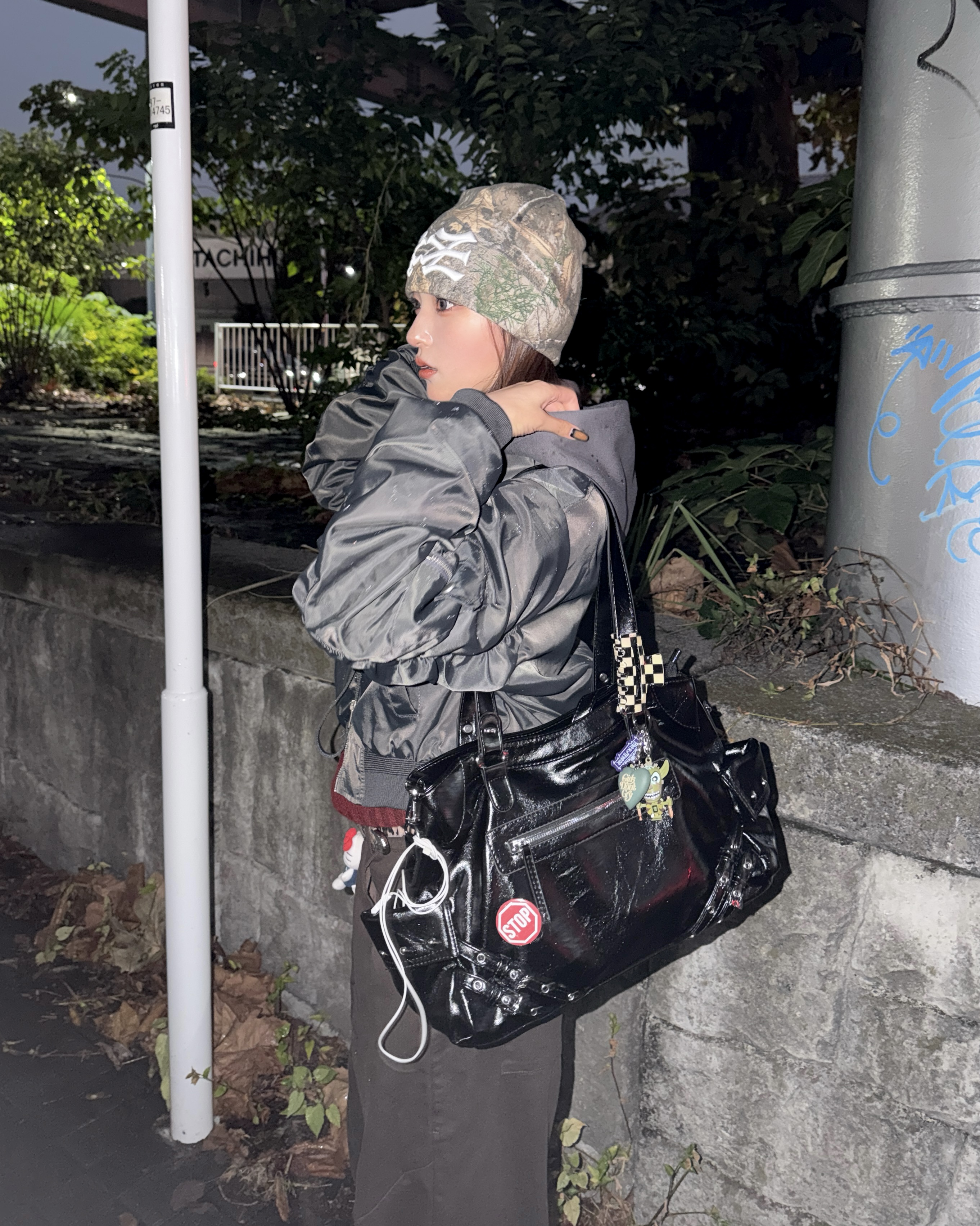 Y2Kレザーショルダーバッグ | ファッション通販サイト NUGU