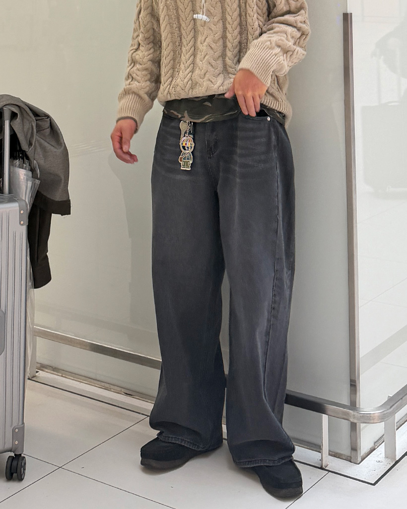 サイドタックバルーンデニム