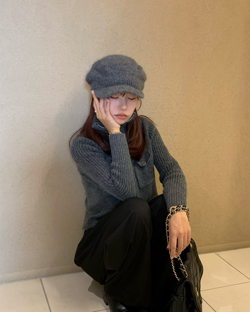 ニットキャスケット | ファッション通販サイト NUGU