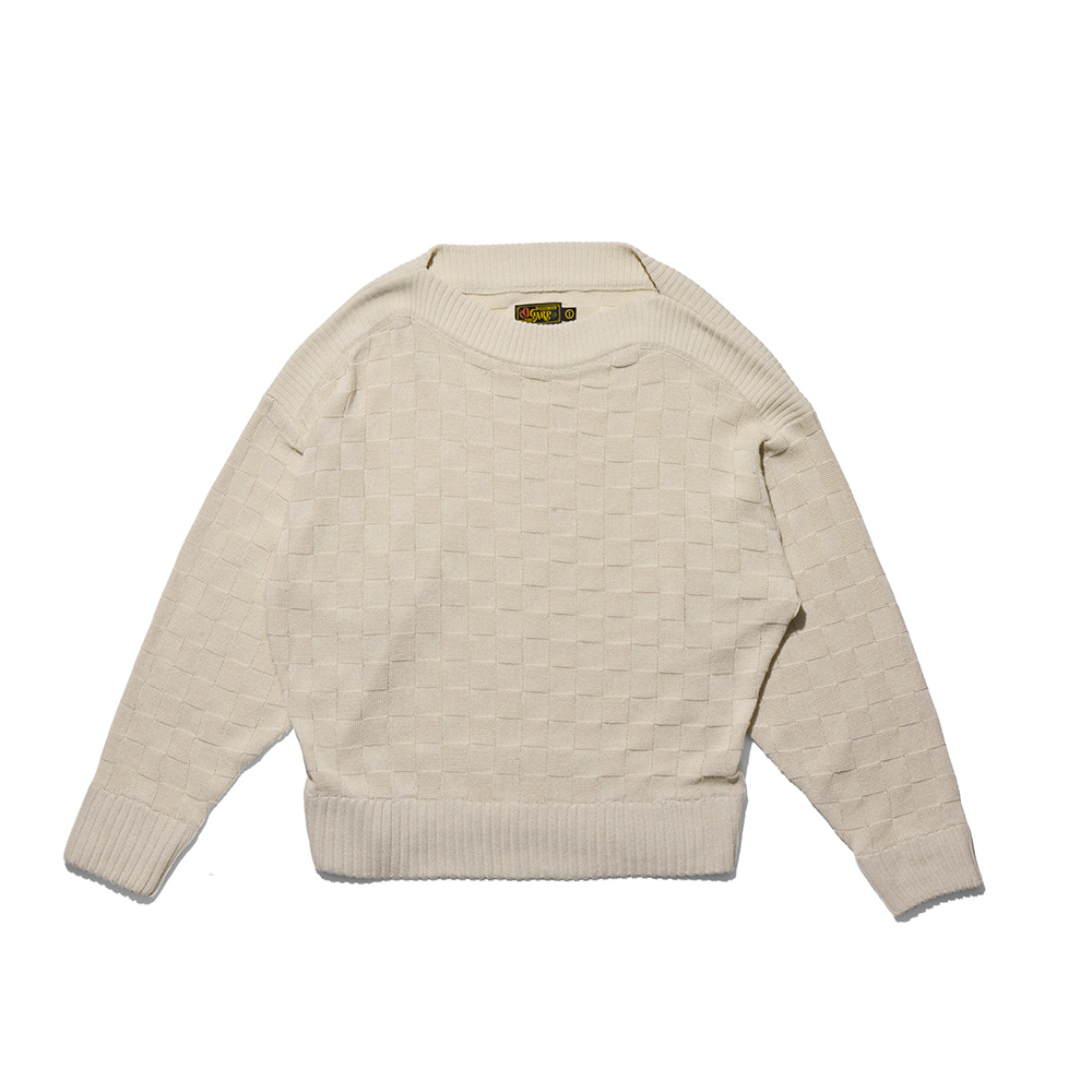 HEVE】Tulip Sleeve Alpaca Knit ivory HEVE】Tulip Sleeve Alpaca
