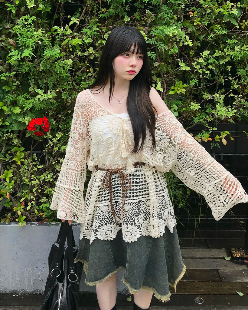 【Rene】フリル付きノースリーブニットカットソー【美品】 Renéのフリマアイテム一覧