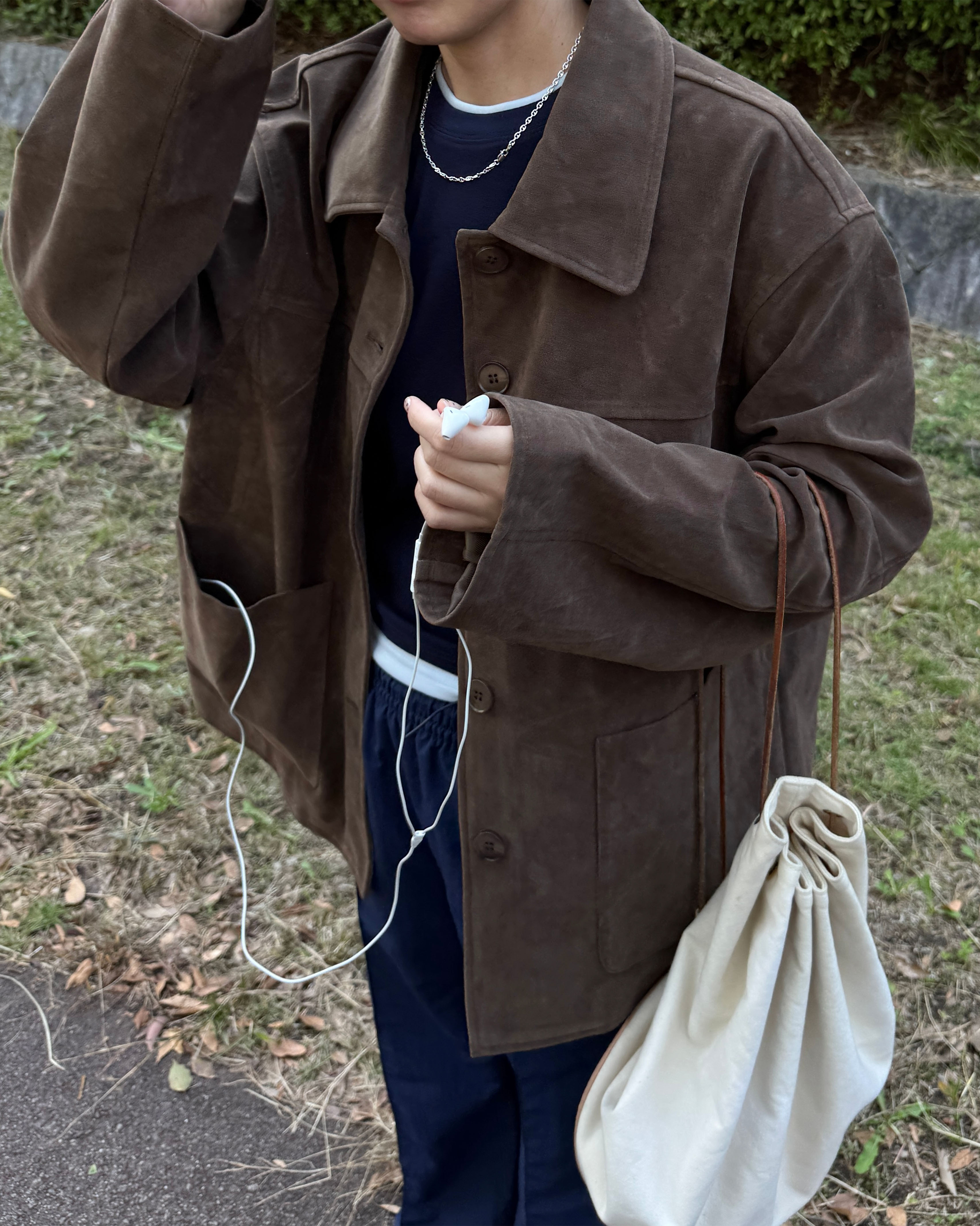 オーバーフィットソフトジャケット