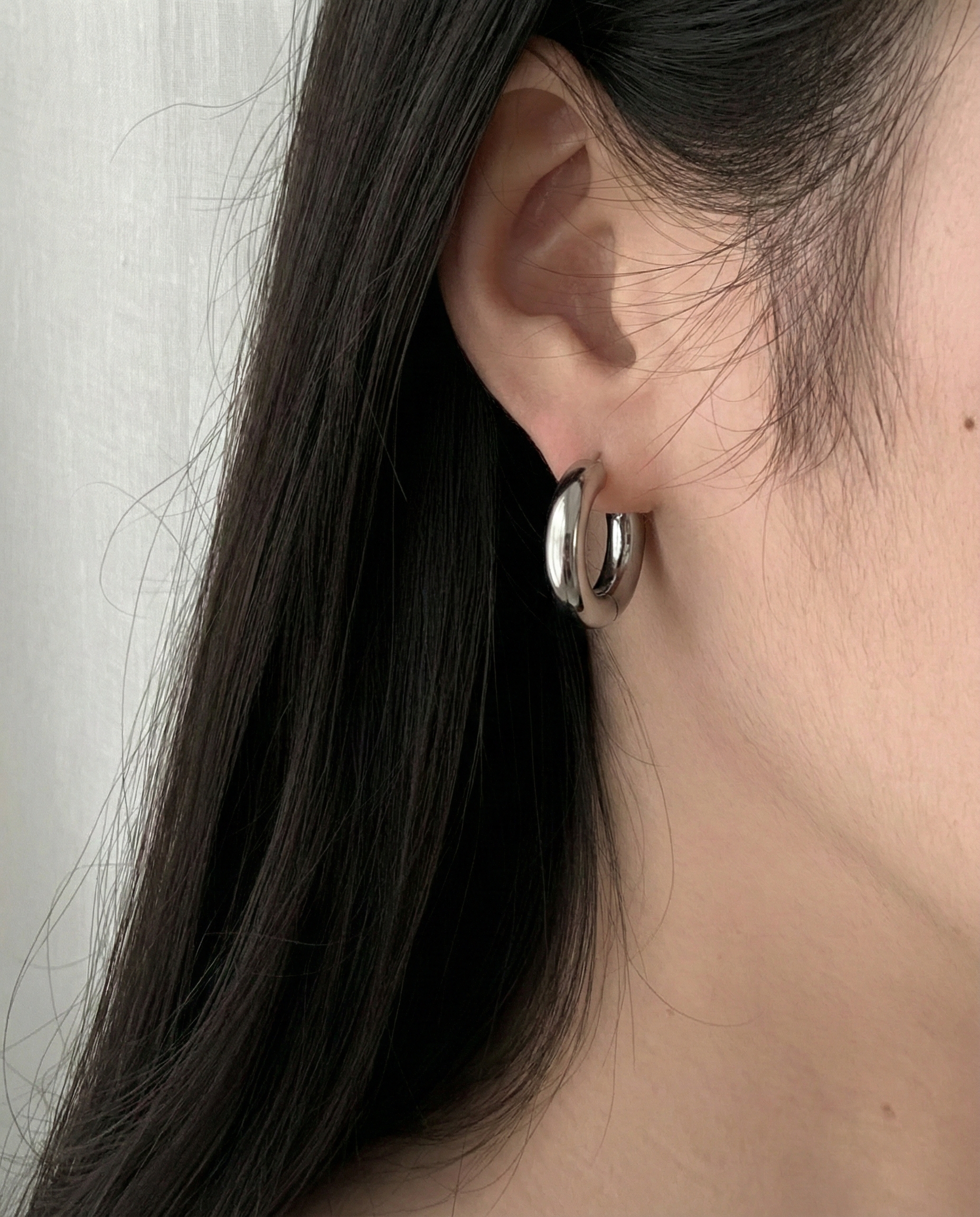 ステンレスリングピアス