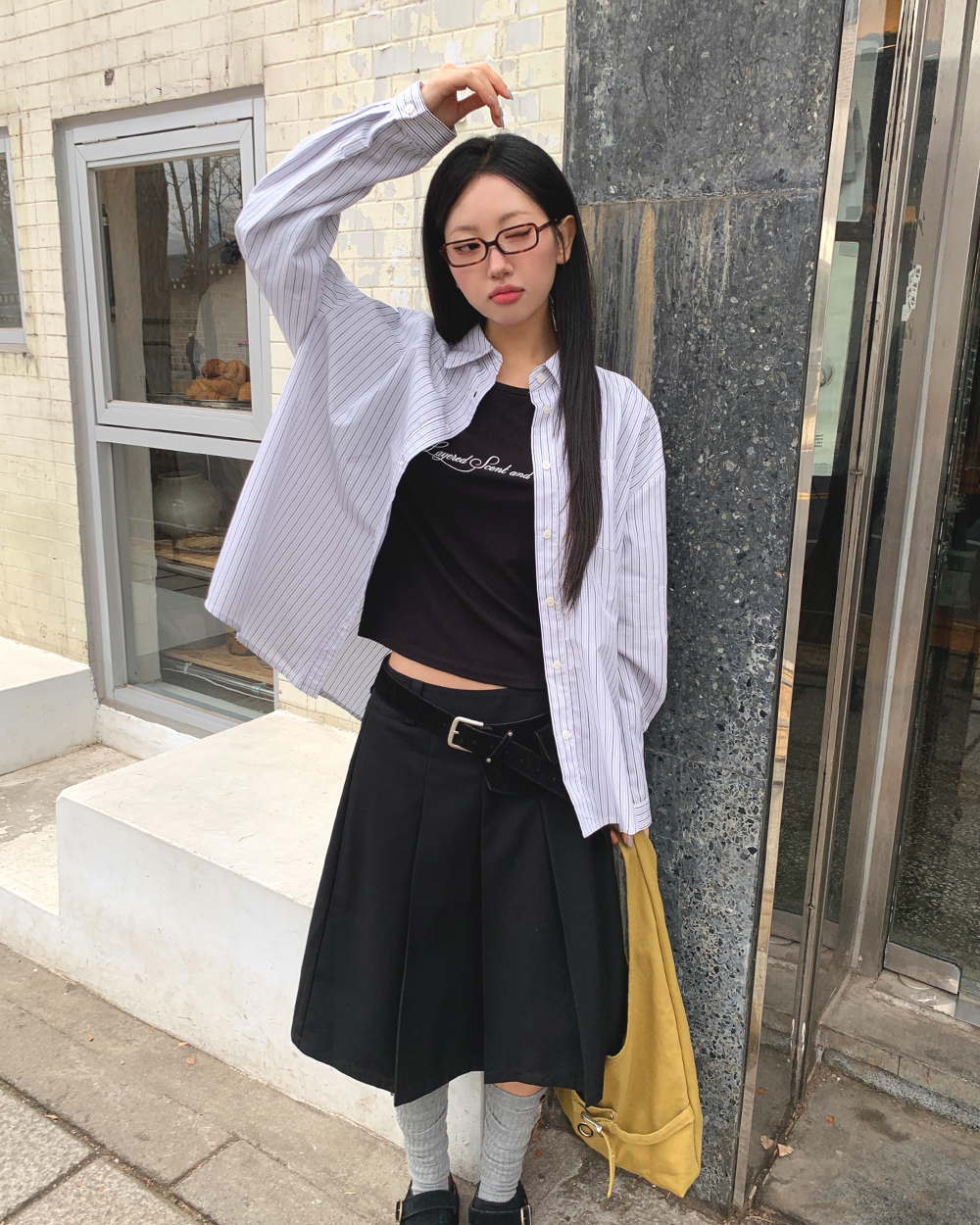 [original] カチ ミディアムプリーツスカート