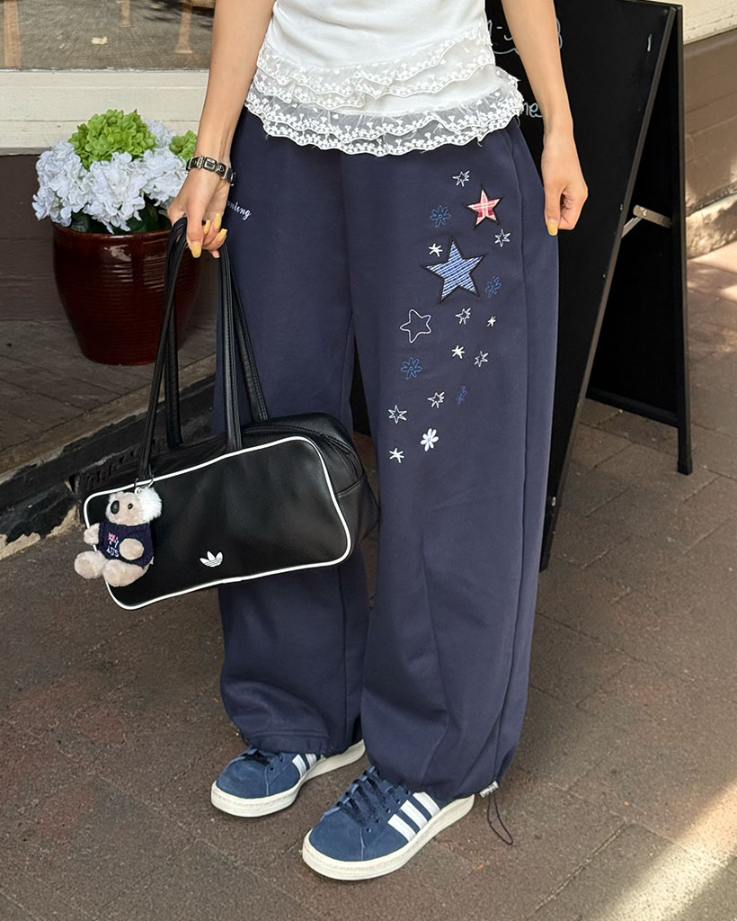 スターパッチポイントスウェットパンツ