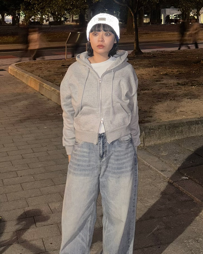 ベーシックジップパーカー