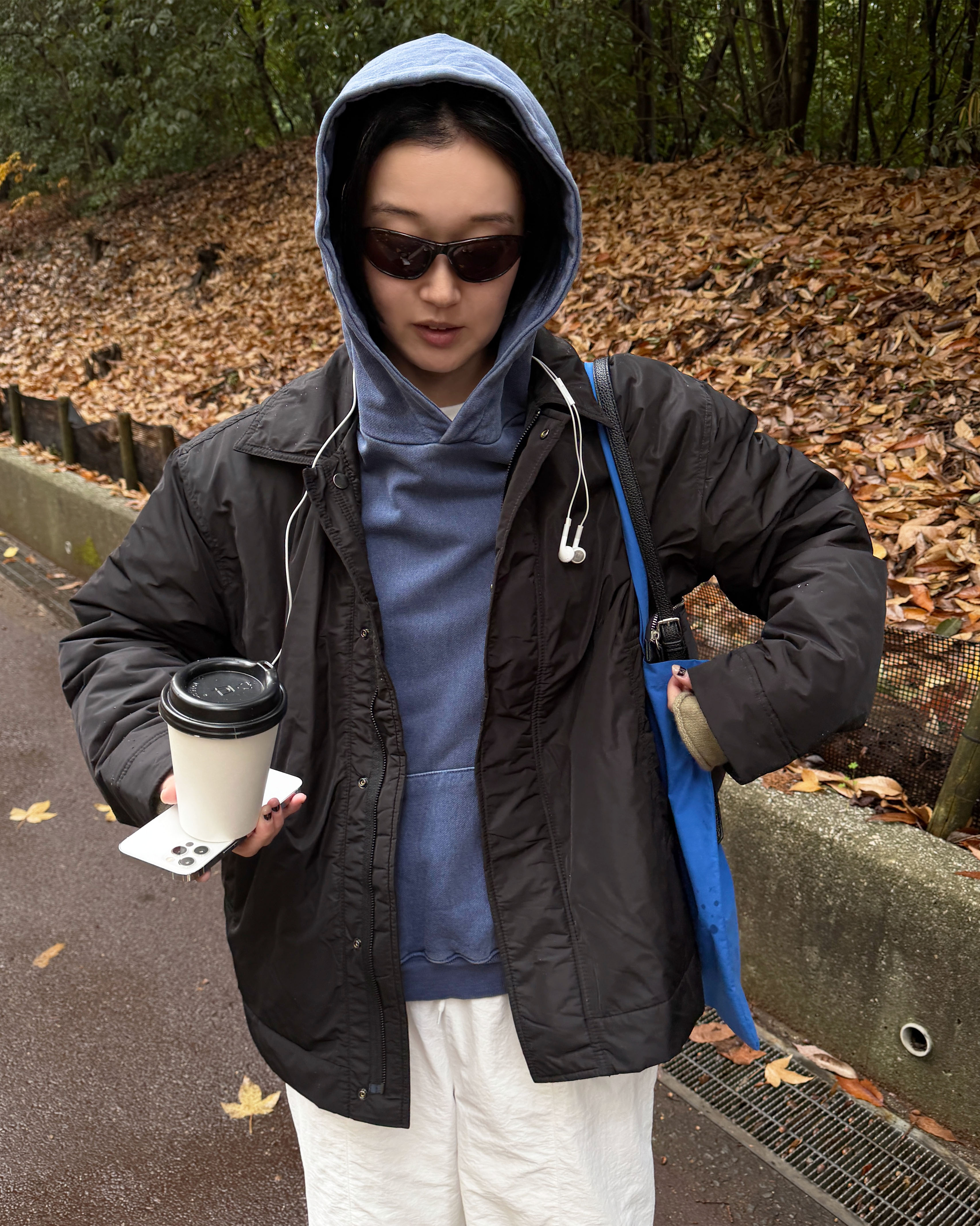 シンプルカラーパデッドジャケット