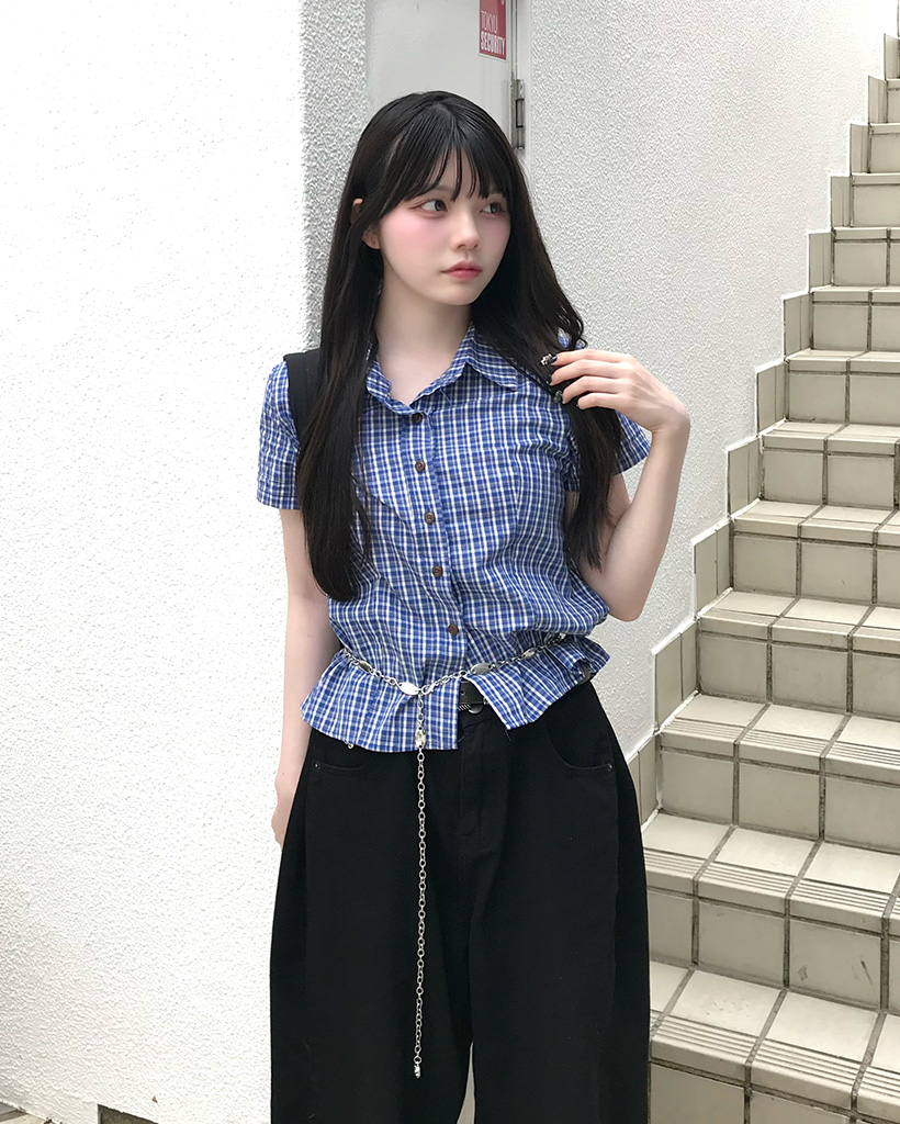 [BEST 50] ブルーチェックシャツ