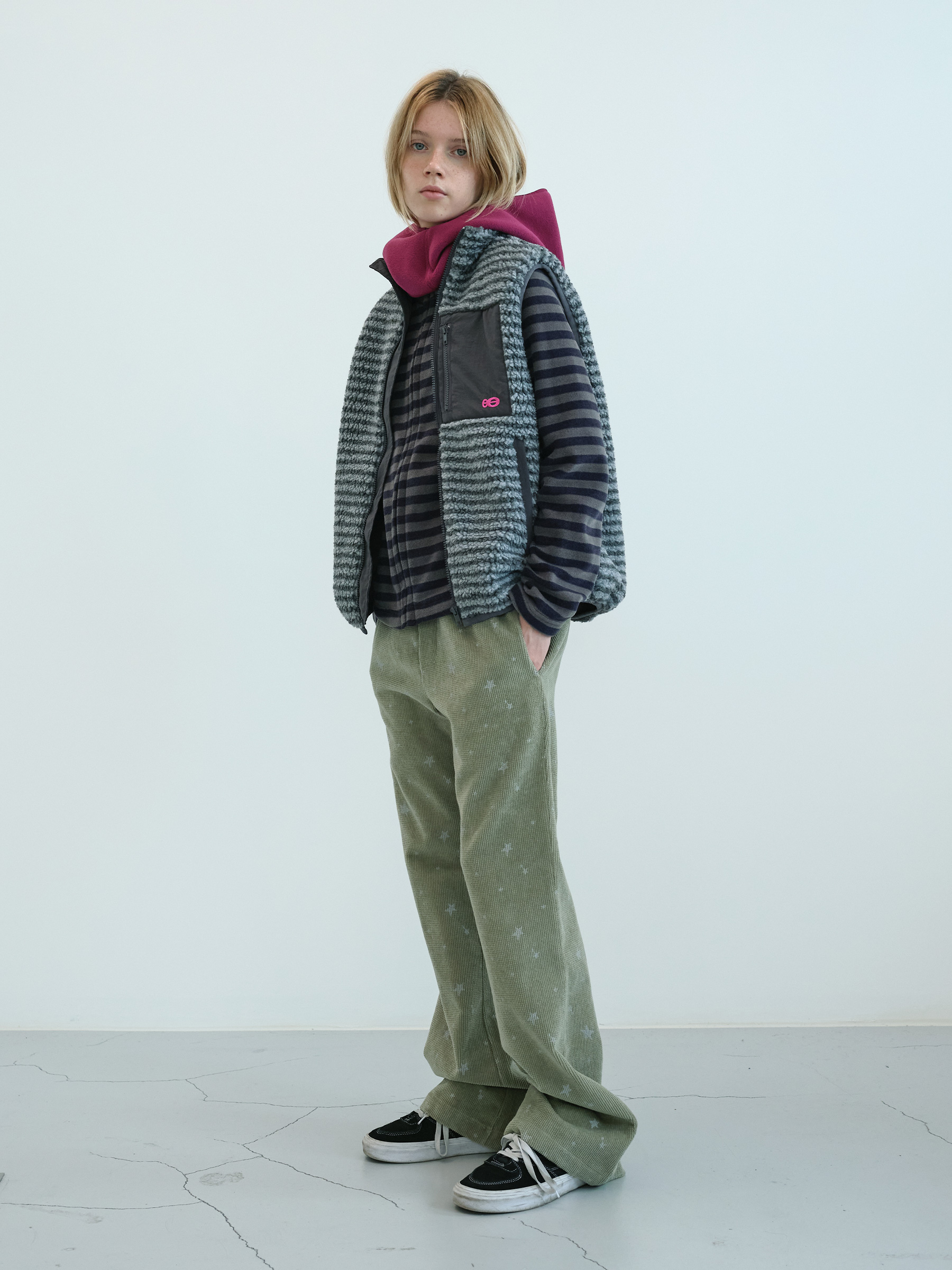 Star Banding Bootcut Pants (Mint)