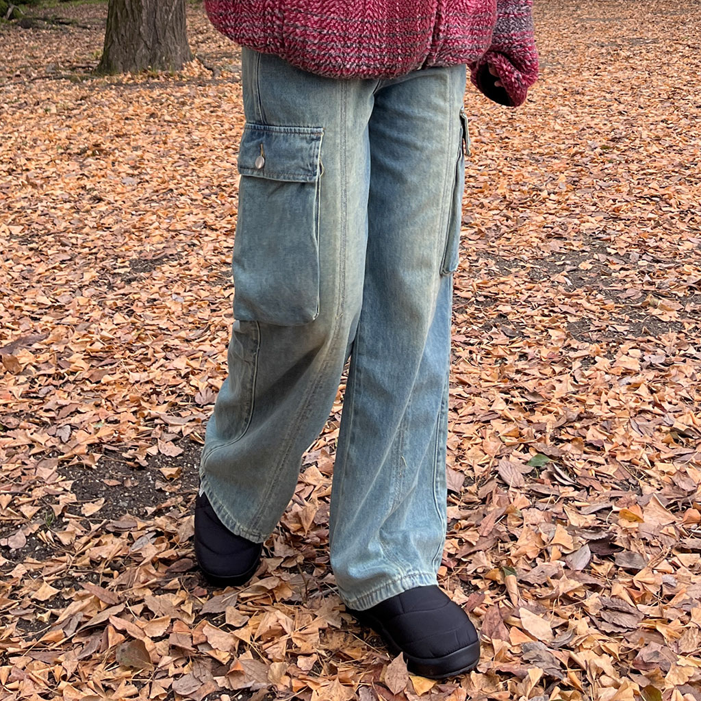 ウォッシングカーゴデニムパンツ | ファッション通販サイト NUGU