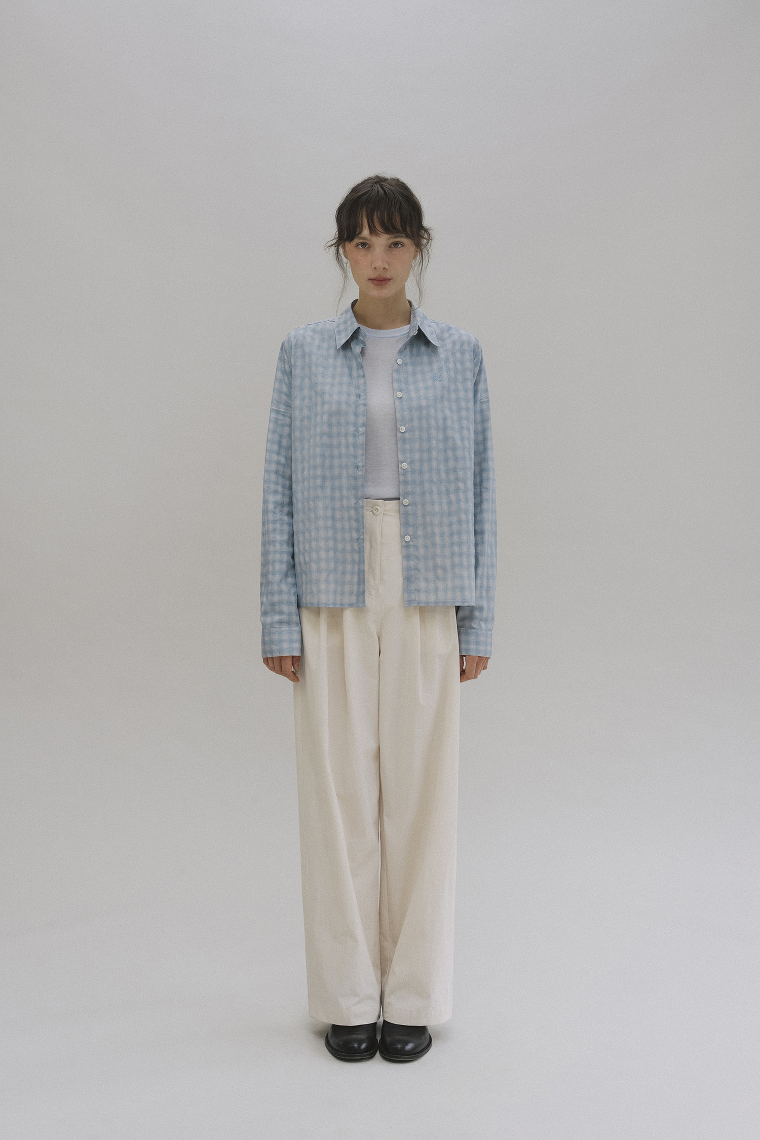 Amber cotton wide pants (butter)