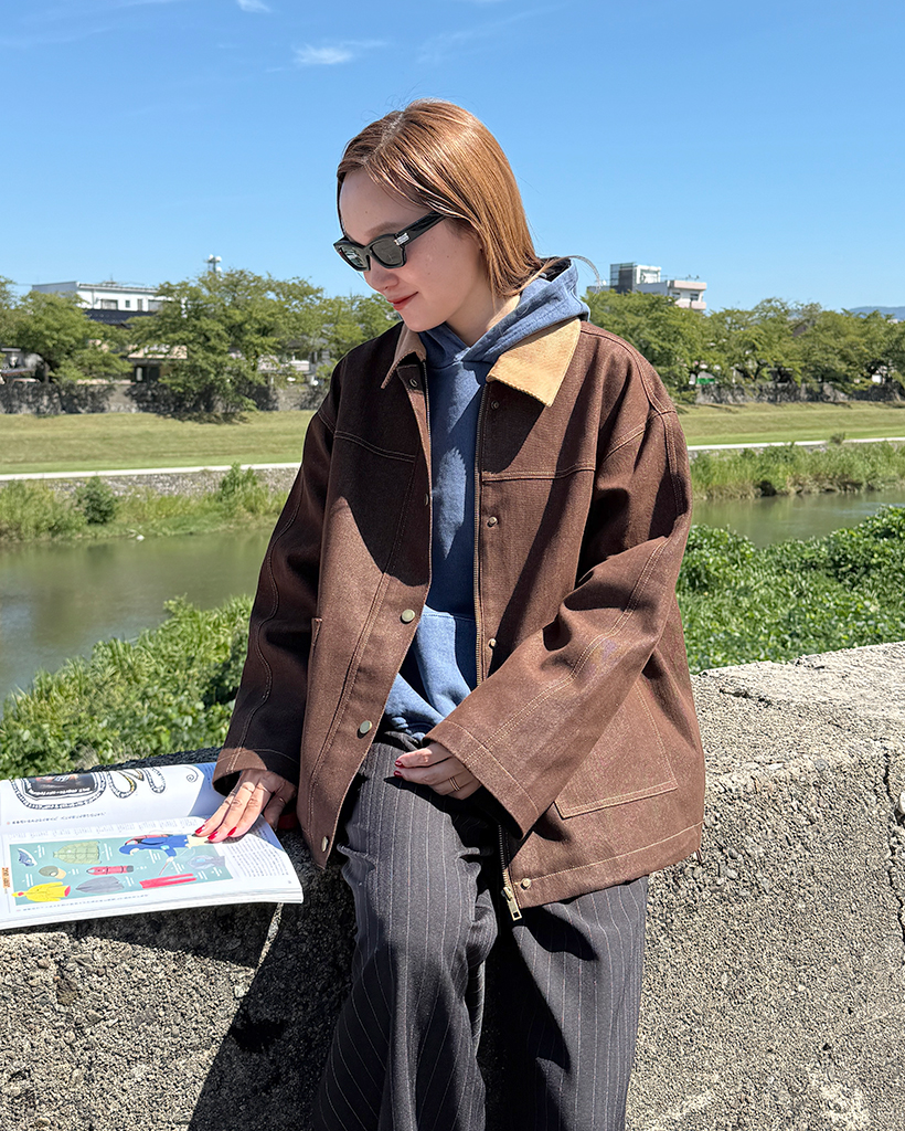 nugu アウター ユニセックス) 無地ジップパーカー | ファッション通販サイト NUGU
