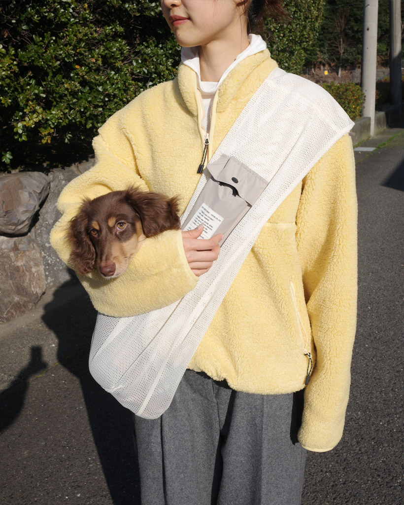 ハーフジップフリースアノラック