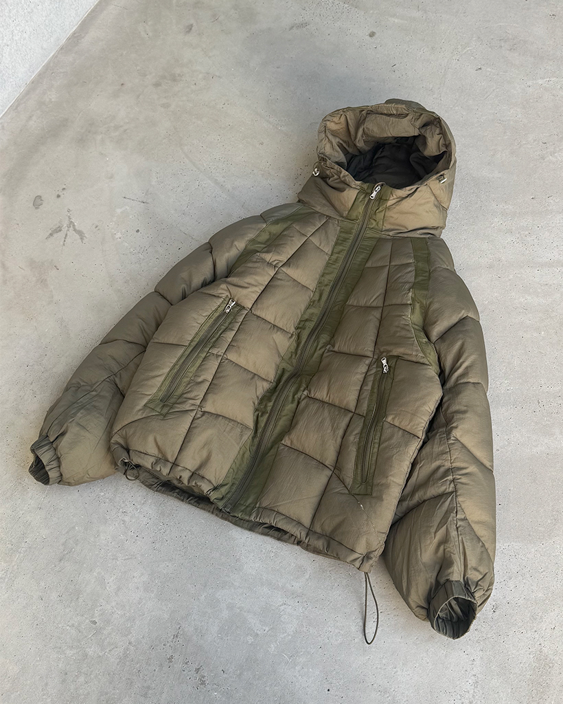 オーバーサイズスクエアダウンジャケット