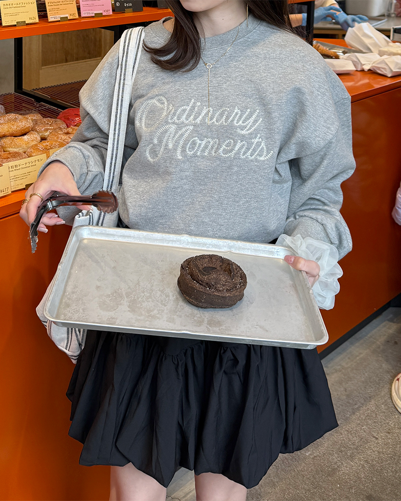 オーディナリーレタリングスウェットシャツ