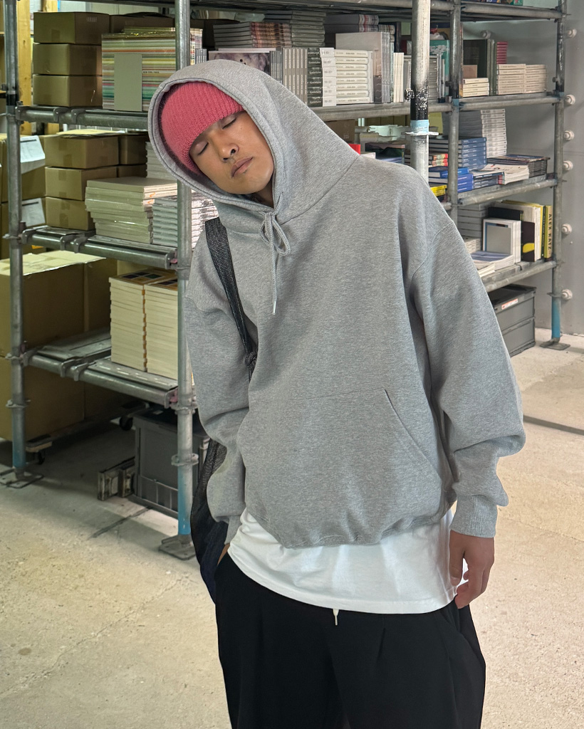 (ユニセックス) ベーシックポケットパーカー