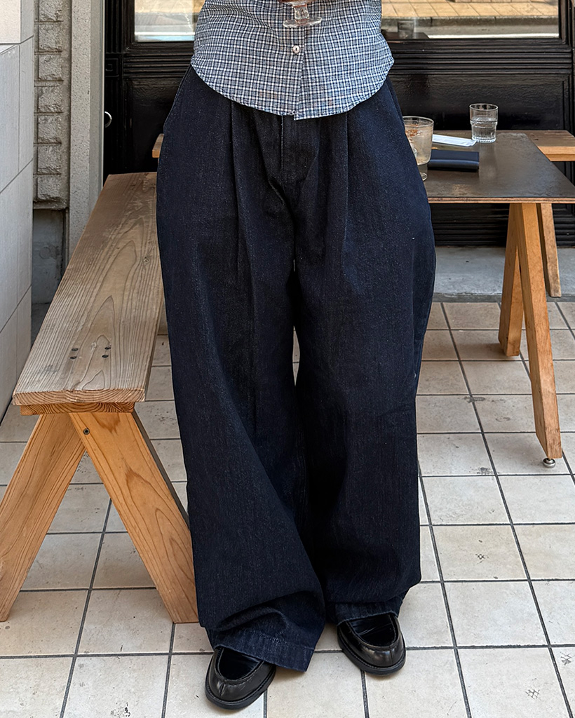 バルーンワイドデニムパンツ | ファッション通販サイト NUGU