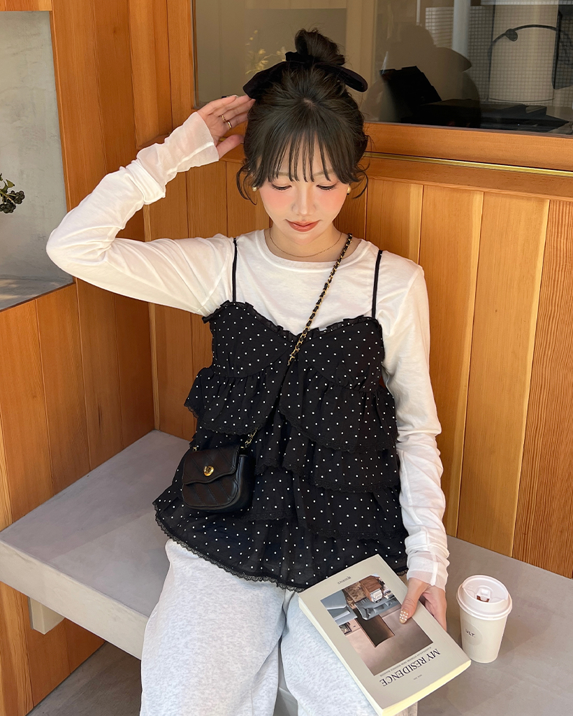 ドットカンカンキャミソール