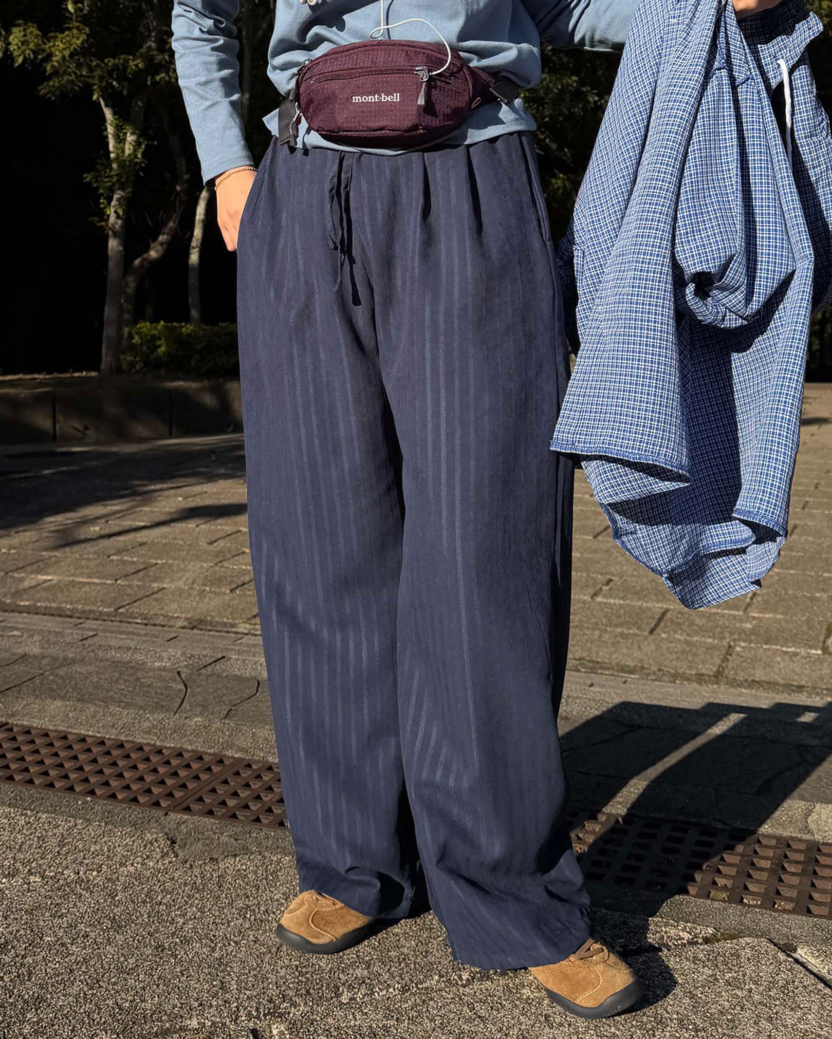 ライトストライプパンツ