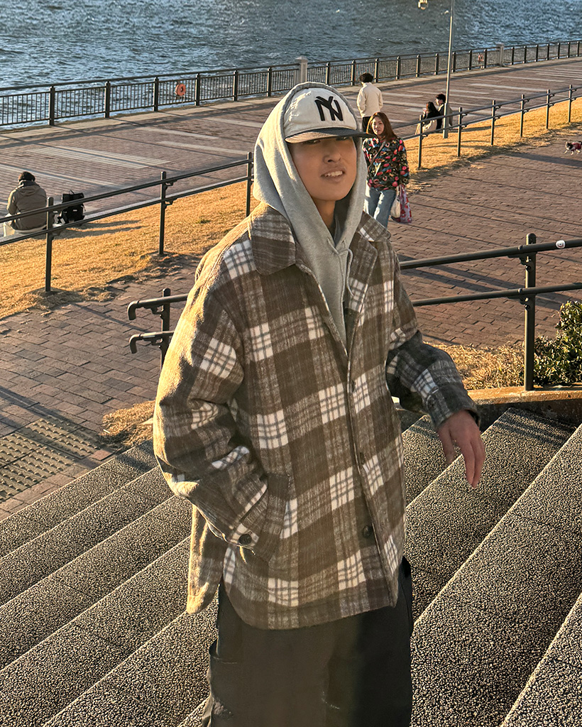 ビンテージチェックジャケット