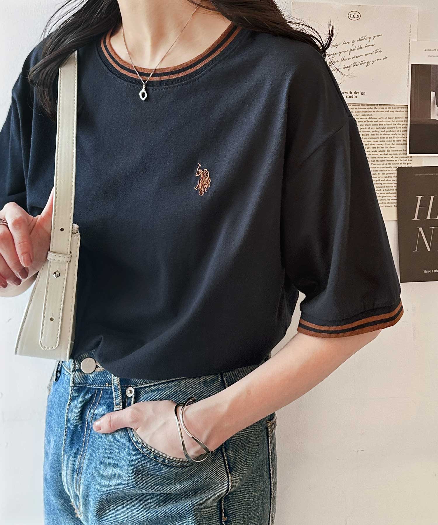GeeRA別注【U.S. POLO ASSN.】ワンポイント刺繍オーバーサイズ